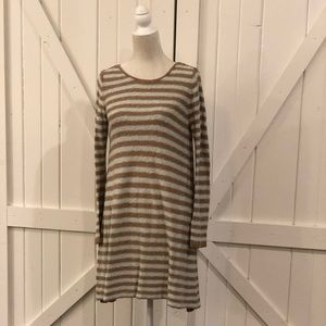 Free People Stripe Lightweight Sweater Dress